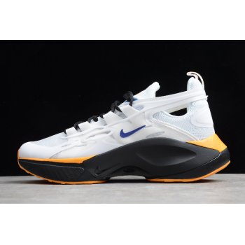 2020 Nike Signal D MS/X White/Black-Yellow AT5303-016 Shoes